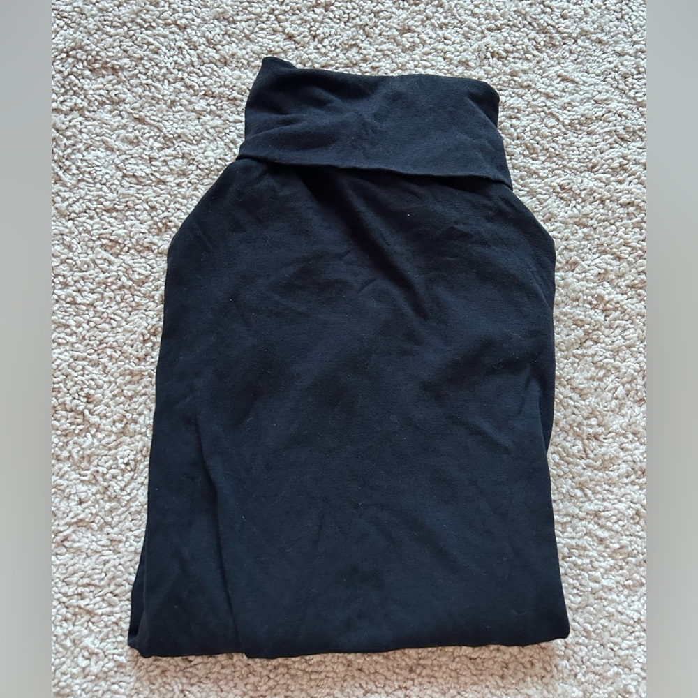 FREE W/ ANY PURCHASE Classic Black Turtleneck Top